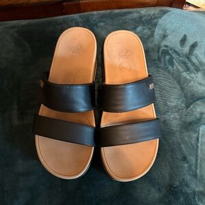 Reef Banded Horizon Platform Sandal